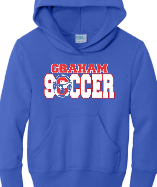 Blue Graham Soccer Hoodie