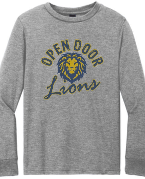 Open Door Lions Grey Long Sleeve