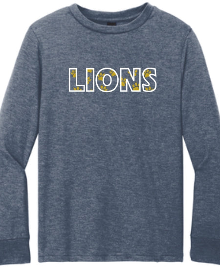 LIONS Paw H. Navy Long Sleeve