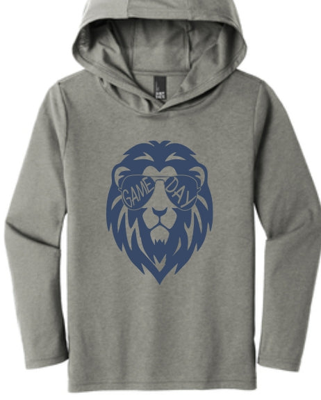 Lionhead Grey Long Sleeve Hoodie