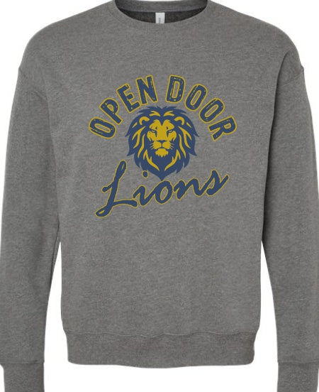 Open Door Lions Deep Grey Sweatshirt
